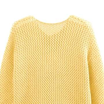 SeeLuNa Women's Chunky Knit Cardigan with Pockets