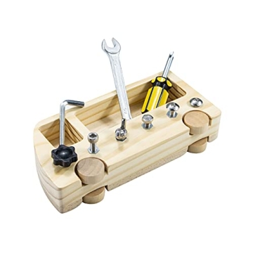 Montessori Screw Driver Board Toy for Young Learners