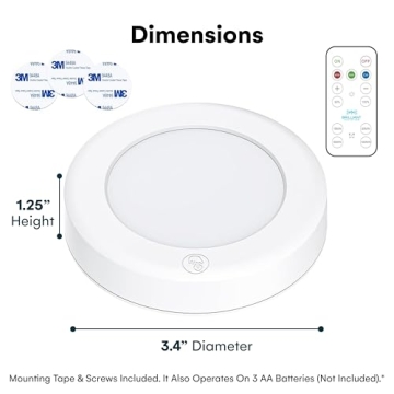 Brilliant Evolution LED Puck Lights - Wireless Remote Control Lights