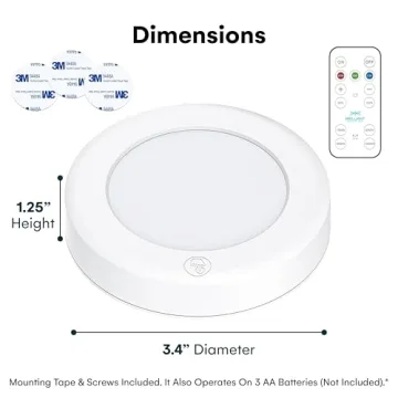 Brilliant Evolution LED Puck Lights - Wireless Remote Control Lights