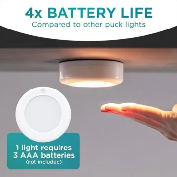 Brilliant Evolution LED Puck Lights - Wireless Remote Control Lights