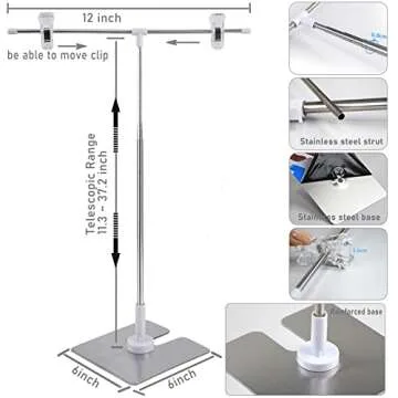 iprotech 7PCS Double-Sided Photography Background Set