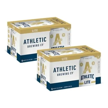 Athletic Lite Non-Alcoholic Beer - Crisp & Refreshing - 12 Pack