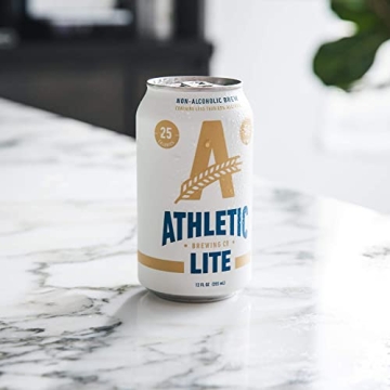 Athletic Lite Non-Alcoholic Beer - Crisp & Refreshing - 12 Pack