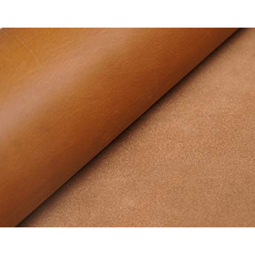 Bourbon Brown Tooling Leather Square - Premium Crafting Leather