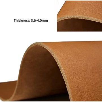 Bourbon Brown Tooling Leather Square - Premium Crafting Leather