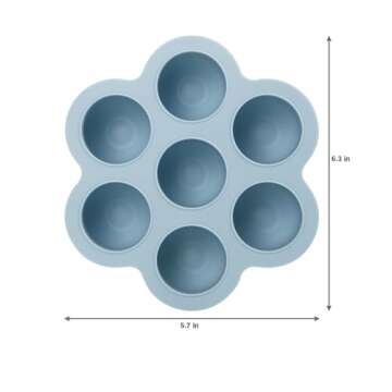 PandaEar 3 Pack Silicone Baby Food Freezer Tray