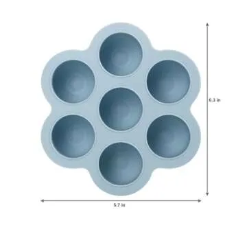 PandaEar 3 Pack Silicone Baby Food Freezer Tray