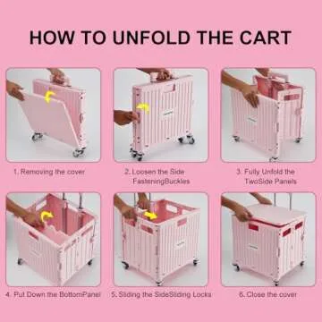 MACOPRO Folding Utility Cart for Easy Transport and Storage