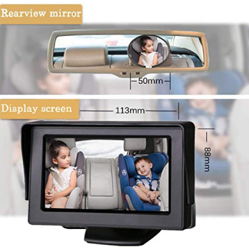 Itomoro Baby Car Mirror Night Vision 360° Camera