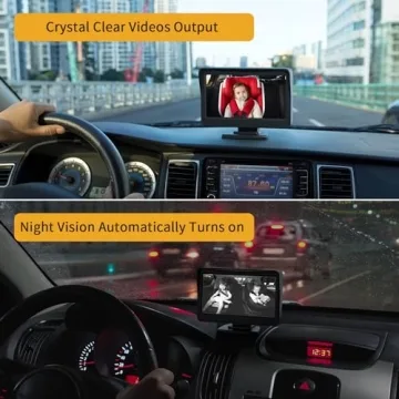 Itomoro Baby Car Mirror Night Vision 360° Camera