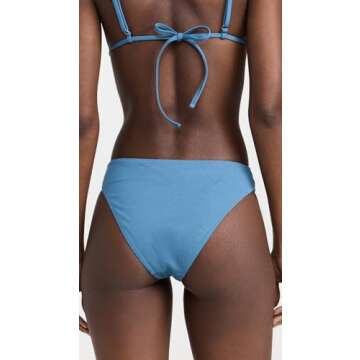 Lioness Women's Soulmate Bikini Bottoms, Denim Blue, L