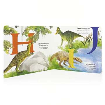 ABCs of Dinosaur: A Powerfully Prehistoric Alphabet - ABC First Learning Book for Toddlers, Kindergartners, and Curious Minds with Fun Fact Bites, Ages 1-5