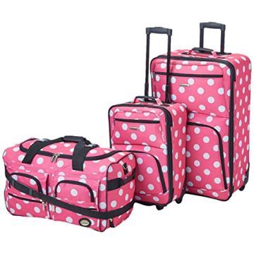 Stylish Rockland Vara Expandable 3-Piece Luggage Set
