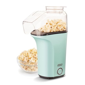 DASH Aqua Hot Air Popcorn Popper 16 Cup Maker