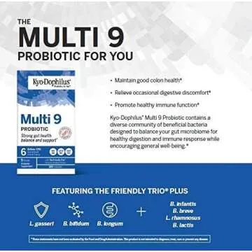 Kyolic Kyo-Dophilus Multi 9 Probiotic for Gut Health