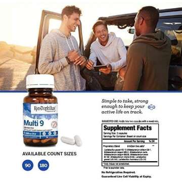 Kyolic Kyo-Dophilus Multi 9 Probiotic for Gut Health