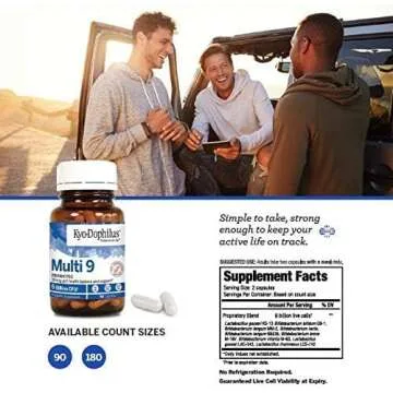 Kyolic Kyo-Dophilus Multi 9 Probiotic for Gut Health