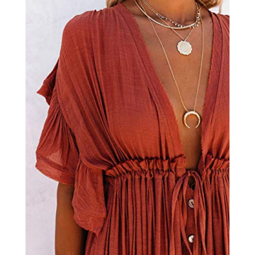Wander Agio Women's Long Dress a Beach Cover-Up