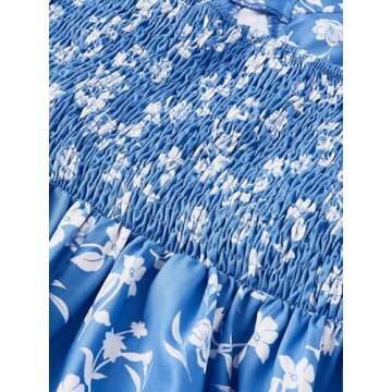 Plus Size Boho Floral Midi Dress for Weddings & More