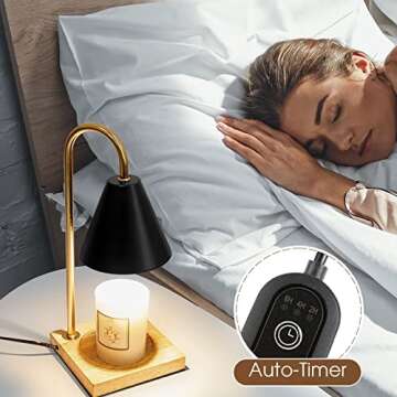 Dimmable Vintage Candle Warmers Set for Jar Candles