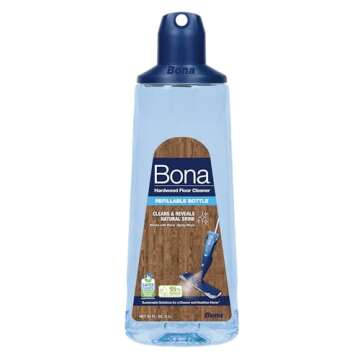 Bona Hardwood Floor Cleaner Spray Mop Cartridge - 34 fl oz - Unscented - Refillable - Residue-Free F...