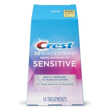 Crest 3D Whitestrips Sensitive Teeth Whitening Kit 28 Strips