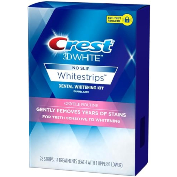 Crest 3D Whitestrips Sensitive Teeth Whitening Kit 28 Strips