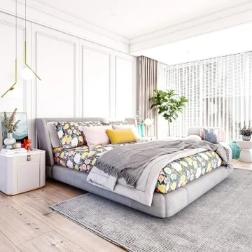 WTPDR Dark Floral Queen Sheets Soft & Wrinkle-Free