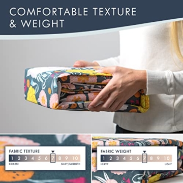 WTPDR Dark Floral Queen Sheets Soft & Wrinkle-Free