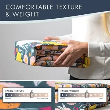 WTPDR Dark Floral Queen Sheets Soft & Wrinkle-Free