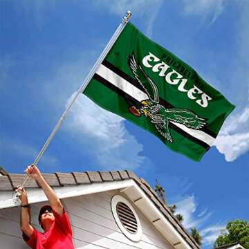 WinCraft Philadelphia Eagles Throwback Vintage Retro 3x5 Banner Flag