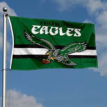 Eagles Throwback Vintage Retro 3x5 Team Flag for Fans