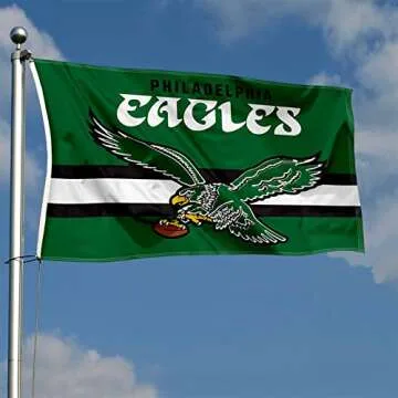 Eagles Throwback Vintage Retro 3x5 Team Flag for Fans