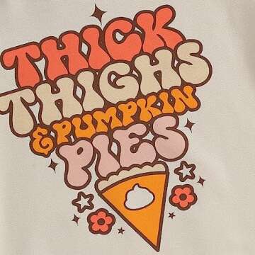 YINGISFITM Newobrn Baby Girl Halloween Outfit Long Sleeve Crewneck Sweatshirt Romper Pumpkin Pie Onesie Cute Fall Clothes (Pumpkin Pie Beige, 0-3 Months)