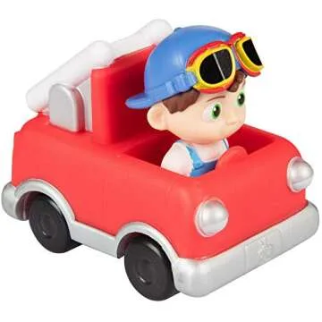 CoComelon 3" Car Vehicle 3-Pack Toy Vehicle Set - Officially Licensed - JJ, Tomtom, YoYo Figures - Valentine's Day & Easter Basket Stuffer Gift for Preschoolers, Toddlers, Kids, Boys, Girls - 2+