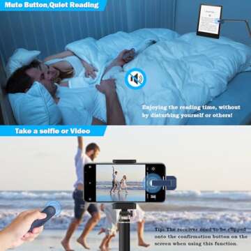 LANGREE Remote Page Turner for Kindle & Tablet Ease