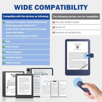 LANGREE Remote Page Turner for Kindle & Tablet Ease