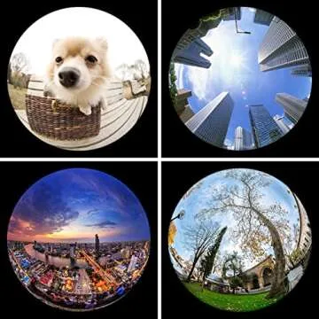 KEYWING 198° Fisheye Lens for iPhone and Samsung Smartphones