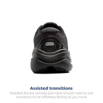 Brooks Men’s Ghost Max 2 Neutral Running & Walking Shoe - Black/Black/Ebony - 10.5 Wide