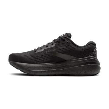 Brooks Men’s Ghost Max 2 Neutral Running & Walking Shoe - Black/Black/Ebony - 10.5 Wide