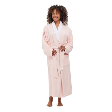 Luxury MONARCH Plush Lined Microfiber Bath Robe - Unisex Comfort & Durability