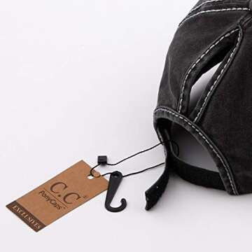 Stylish C.C Exclusives Ponytail Hat - Adjustable & Functional