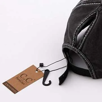 Stylish C.C Exclusives Ponytail Hat - Adjustable & Functional