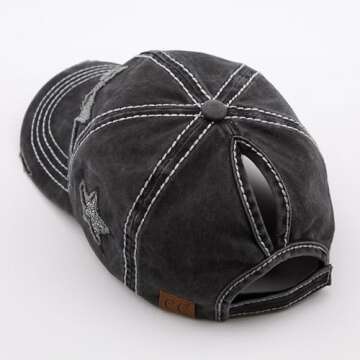 Stylish C.C Exclusives Ponytail Hat - Adjustable & Functional