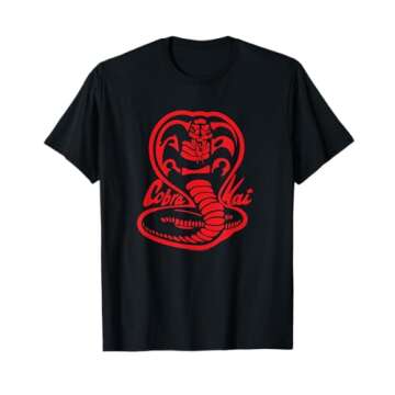 Cobra Kai Red Cobra Logo T-Shirt
