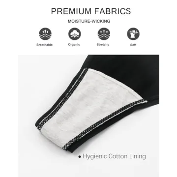 voenxe Seamless High Waisted Women Underwear Thongs,No Show High Rise Panties Thong,Breathable Comfortable Sports Tanga Pack