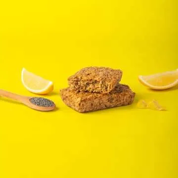 Bobo's Oat Bars, Lemon Poppyseed, 3 oz Bar (12 Pack), Gluten Free Whole Grain Snack and Breakfast Bar
