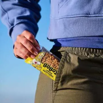 Bobo's Oat Bars, Lemon Poppyseed, 3 oz Bar (12 Pack), Gluten Free Whole Grain Snack and Breakfast Bar