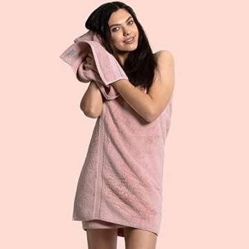 Chakir Turkish Linens 100% Cotton Premium Turkish Towels for Bathroom | 16'' x 30'' (4-Piece Hand To...